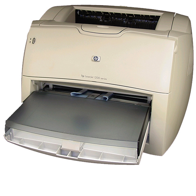 HP 1200 Refurbished Monochrome Laser Printer <font color=red><b>   SALE !!! <font color=red><h0>  SHIPPING INCLUDED !!  Ships with powercord only. <font color=black> Toner and Cable available in the Options section of this Page. Software available for free download at HP.com. <font color=red>90 Day Warranty!